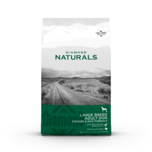 Diamond Naturals Large Breed Adult Dry Dog Food Lamb Meal and Rice Formula - 15KG 354 DNlbchkrice rev Diamond Naturals Large Breed Adult Dry Dog Food Lamb Meal and Rice Formula - 15KG