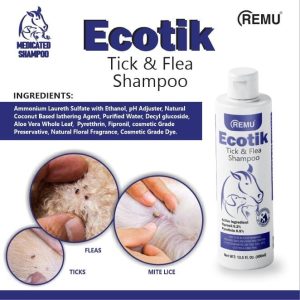 Remu - Ecotik Medicated Shampoo for Cats and Dogs 418 Remu - Ecotik Medicated Shampoo image