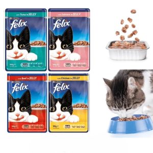 Felix Adult Cat Jelly Pouch 100Gram 260 Felix Adult Cat Jelly Pouch 100Gram