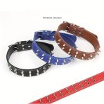 Spiked Studded Dog Collars Punk Style PU Leather Dog Collar For Medium And Large Dogs - Image 2