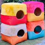 Paws Pets 2-in-1 Cat Cube & Bed - House Cum Bed - Image 13
