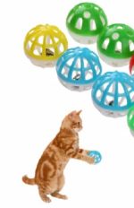 Plastic Ball Set Pet Toys (4 Pcs Pack) - Image 4