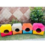 Paws Pets 2-in-1 Cat Cube & Bed - House Cum Bed - Image 12