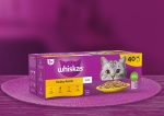 WHISKAS® Fish Favourites in Jelly 1+ Adult Wet Cat Food Pouches 85g