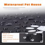 Outside Cat House, Weatherproof Houses for Small Dogs, Perfect Cute Pet Hut for Indoor Cats Dogs, Cat Houses for a Feral or Any Outdoor Cat, Easy to Assemble Outdoor Cat Tent - Image 8