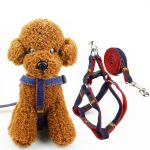 Harness with Leash-Adjustable Denim Dog Vest - Image 3