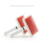 White Grooming Brush for Cats and Dogs - Image 4