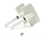White Grooming Brush for Cats and Dogs - Image 3