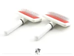 White Grooming Brush for Cats and Dogs - Image 2