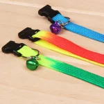 Rainbow Pet Collar with Bell - Image 3