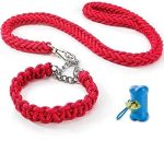 Round Rope Leash With Collar - Image 3