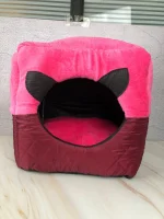 Paws Pets 2-in-1 Cat Cube & Bed - House Cum Bed - Image 3