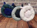 Ultra Soft Pet Bed - Round Medium with Cute Cat Ear Design 🐱