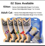 Premium Adjustable Cat Harness Leash Set - Image 3