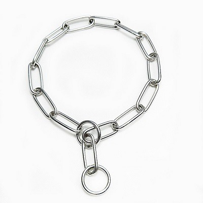 Stainless-Steel-Dog-Choke-Chain-Heavy-Material.jpg Long Link Choke Chain - For Stylish and Secure Pet Handling 🐕 - Image 1
