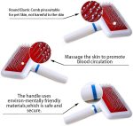White Grooming Brush for Cats and Dogs - Image 10