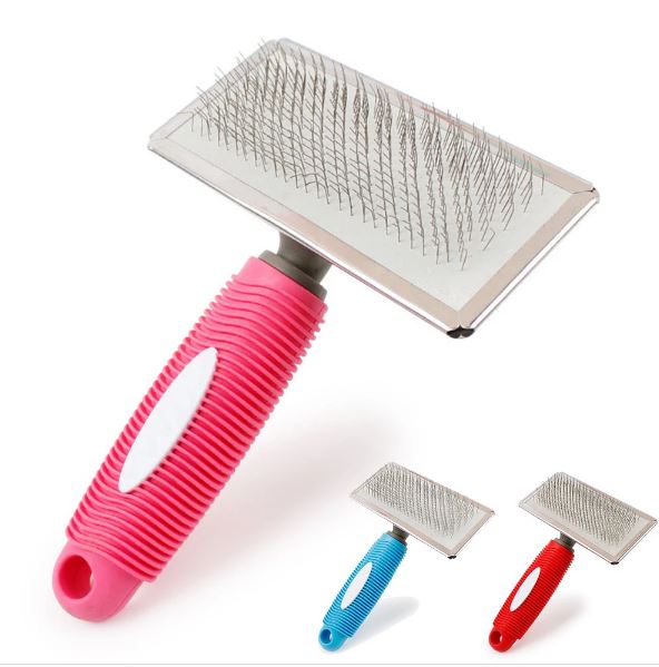 brush-4.jpg Pet Hair Grooming Slicker Brush - Image 1