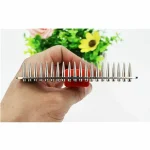 Pet Grooming Brush - Shedding & Dematting Undercoat Rake Comb for Dogs and Cats - Image 2