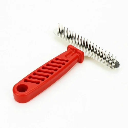 emily-pets-professional-pet-comb-500x500-1.webp Pet Grooming Brush - Shedding & Dematting Undercoat Rake Comb for Dogs and Cats - Image 1