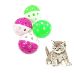 Plastic Ball Set Pet Toys (4 Pcs Pack) - Image 2