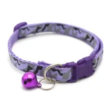 Colorful, Adjustable Small Dog & Cat Collar with Bell - Image 2