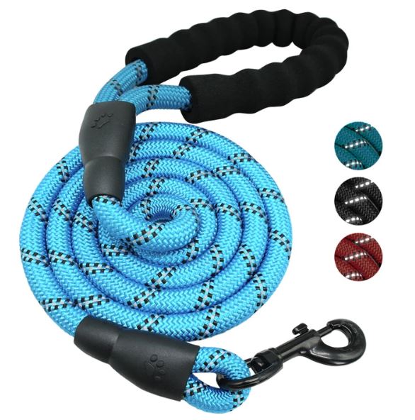 leash.jpg Reflective Heavy Duty Dog Leash with Soft Padded Handle 🐕 - Image 1
