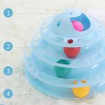 Cat Turntable Ball Toy 4 Level Detachable Interactive Durable Kitten Tower - Image 2