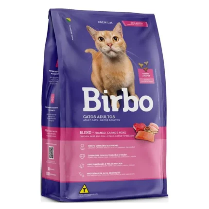 BIRBO BLEND CAT FOOD – Chicken Beef & Fish 1kg