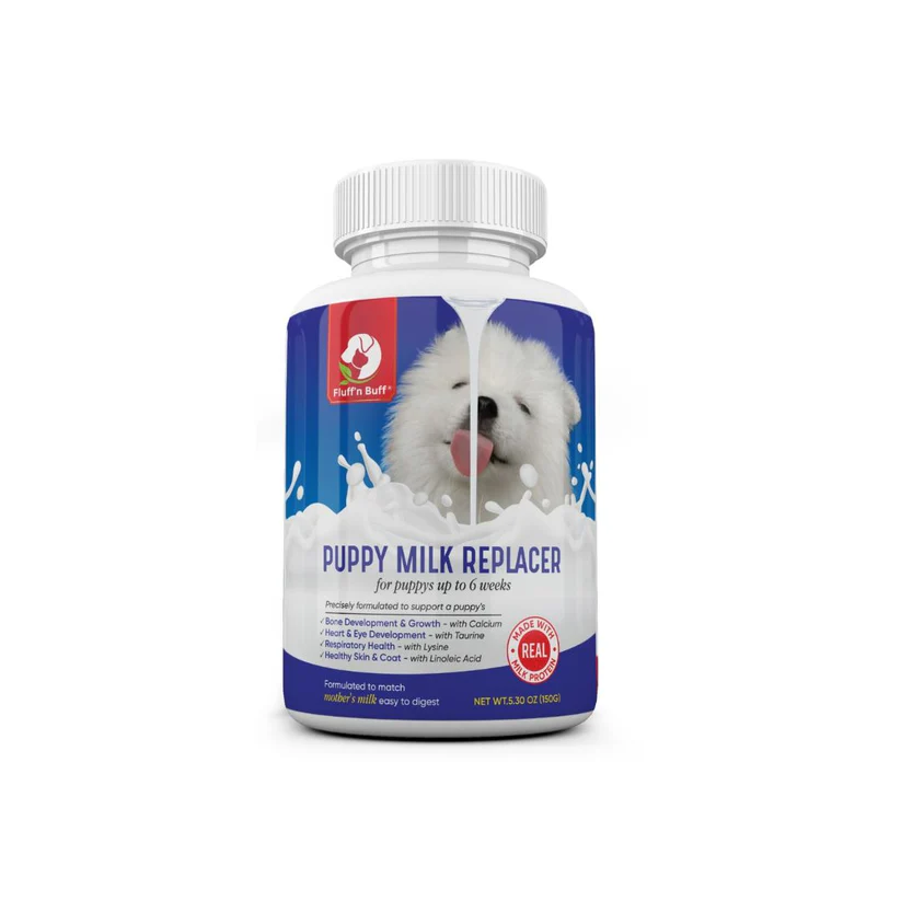 Fluff-n-Buff-Milk-Replacer-for-Dogs-And-Puppies-_-150-Gram-01 FLUFF N BUFF PUPPY MILK REPLACER 150G - Image 1