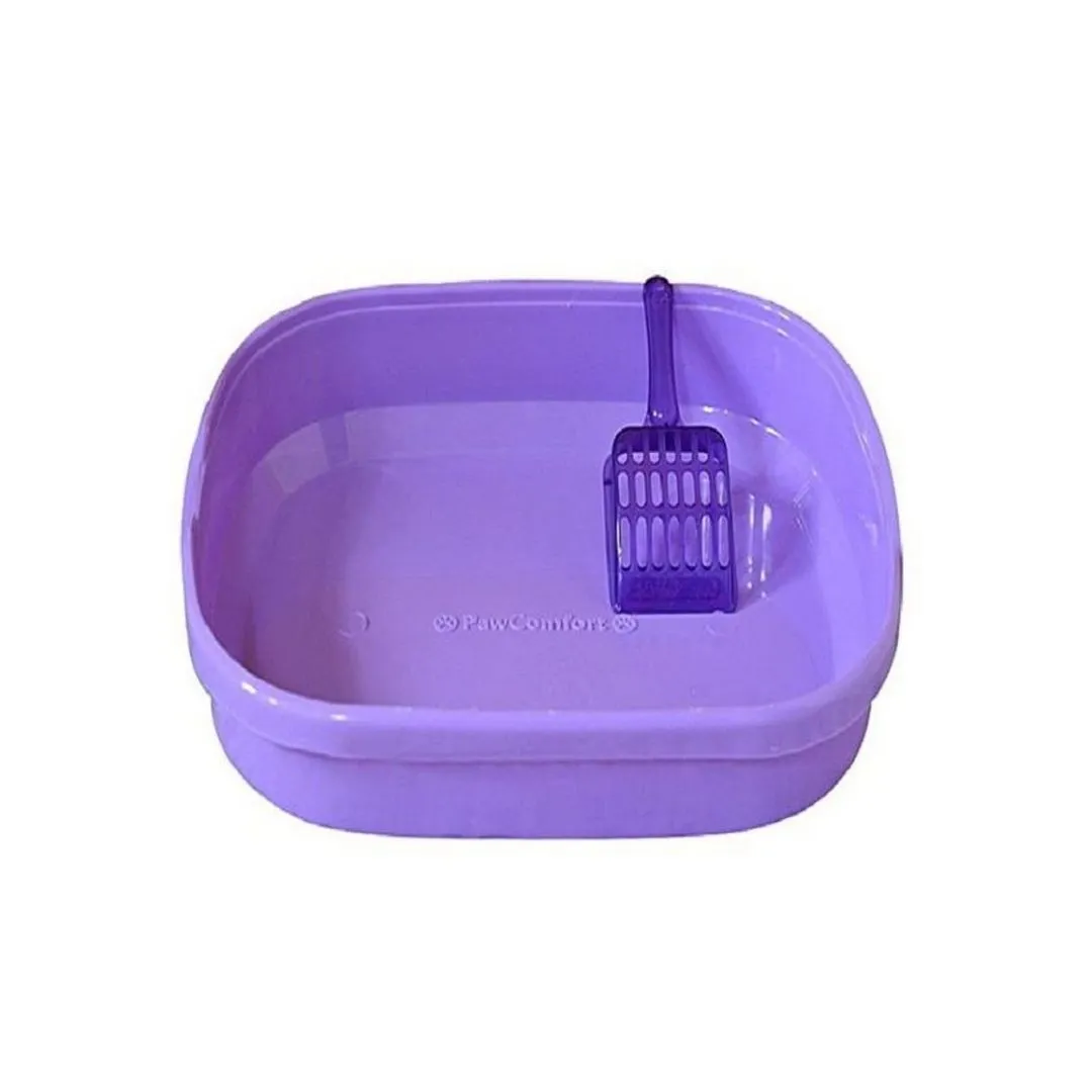 PawComfort-Cat-Litter-Tray Large Litter Tray with Free Scoop Adult Large Cats - Image 1