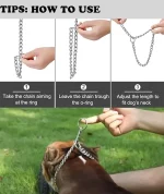 Dog Choke Slip P Chain - Image 3