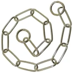 Herm Sprenger 4mm Fur Saver Long Link Chrome-Plated Steel Choke Chain Collar - Image 2