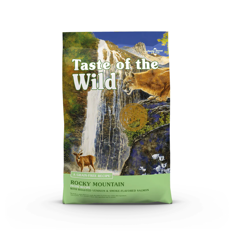 rocky-mountain-feline-dry-recipe-bag-front-061022 TASTE OF THE WILD ROCKY MOUNTAIN CAT FORMULA - Image 1