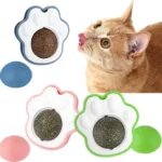 Lickable CatNip ball Attachable With Wall