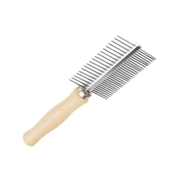 Woodendoublecomb Wooden Double Side Comb - Image 1