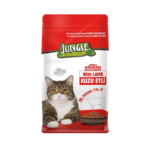 Jungle Adult Cat Food With Lamb – 1.5 KG
