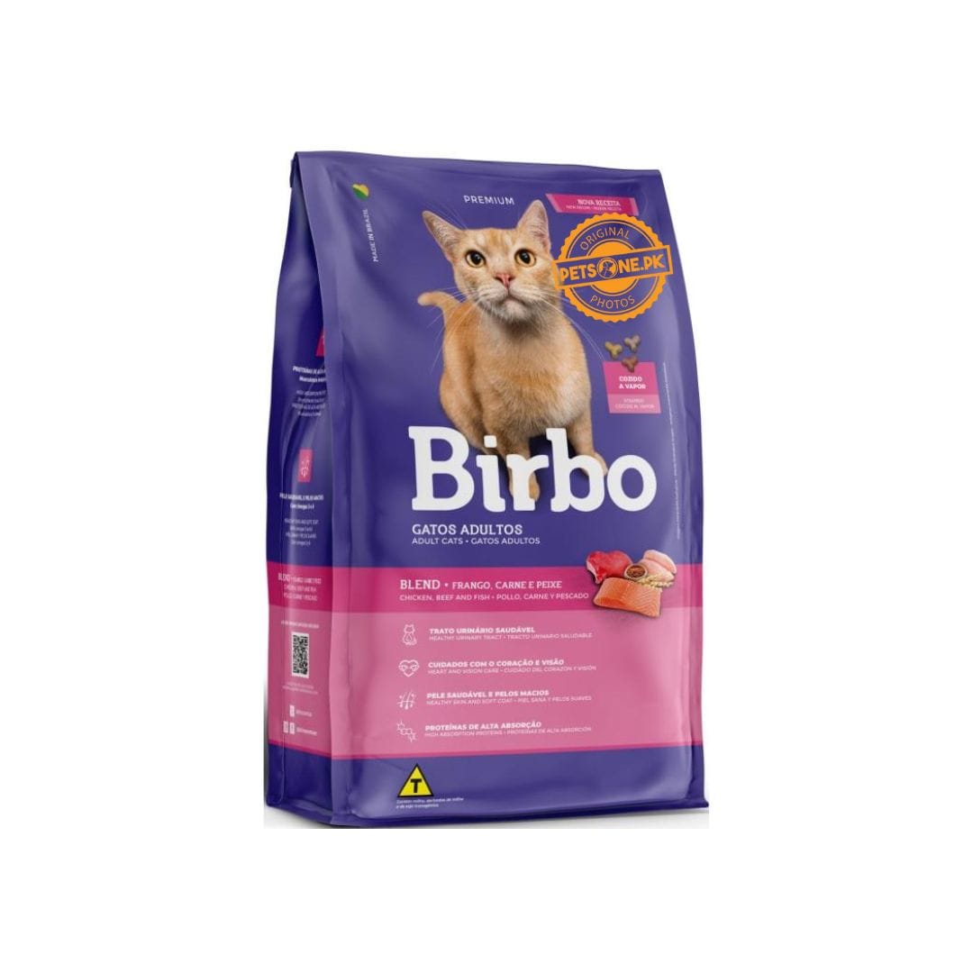 xr:d:DAFfCYOg7bM:2,j:2045861597,t:23040309 BIRBO BLEND CAT FOOD – CHICKEN BEEF and FISH 7kg - Image 1