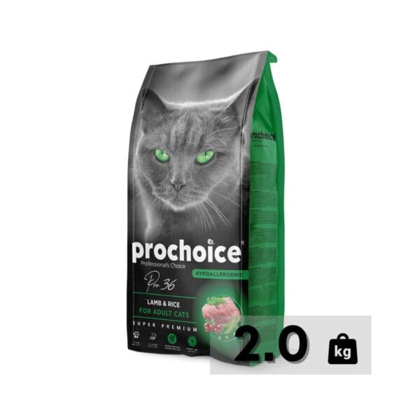 xr:d:DAGBJmE2QNE:17,j:2621518470790487291,t:24040108 Prochoice Adult Cat Food – Lamb And Rice - Image 1