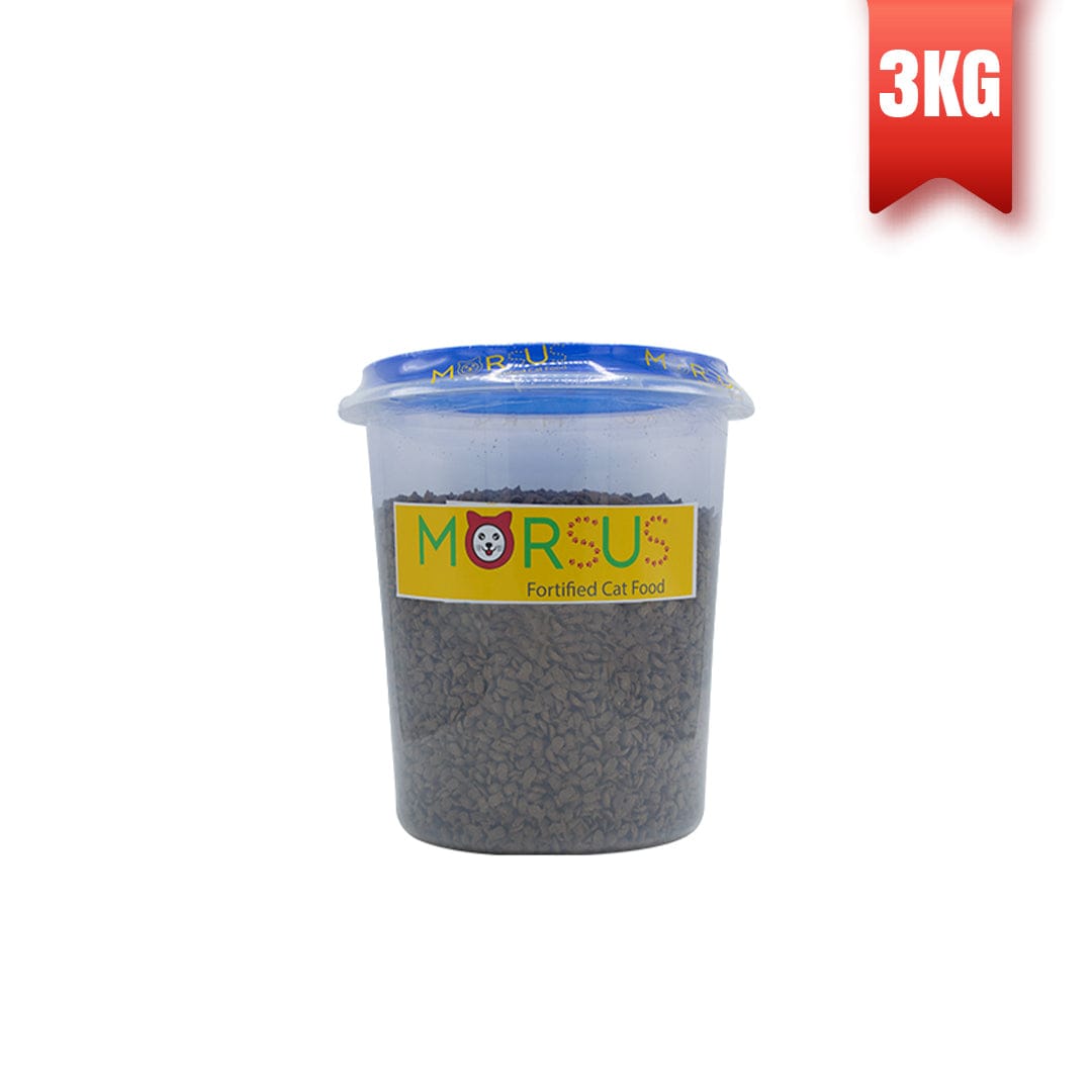 products_3kg_02_1200x.jpg Morsus Adult Cat Food (1+ year)- Seafood Flavour 3kg Bucket - Image 1