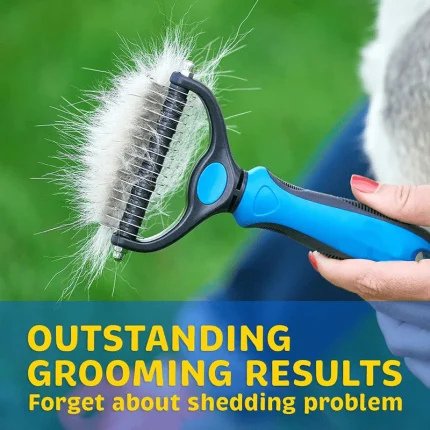 Dual Head Safe Dematting Comb