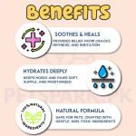 Natural Pet Paw Balm with Shea Butter - Image 2