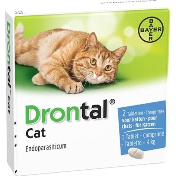 image (33) Drontal for Cats (01 Tablet) Deworming Tablet