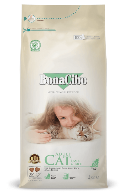 Bonacibo Adult Cat Lamb & Rice - 2 Kg
