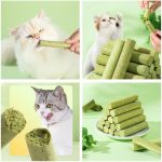 Cat Grass Teething Stick – Natural Dental Care for Cats - Image 2