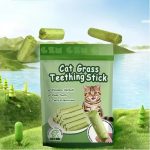 Cat Grass Teething Stick – Natural Dental Care for Cats