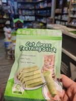 Cat Grass Teething Stick – Natural Dental Care for Cats - Image 3