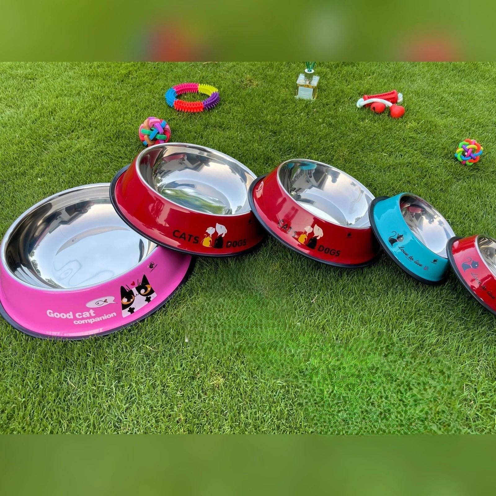 Steel-Print-Bowls-for-Cats-and-Dogs-pets-park-pk-1 Steel Print Bowls for Cats and Dogs