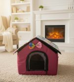 Cat House with Zip Door