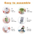 Cat Litter Scooper with Free Roll | Durable & Hygienic - Image 4