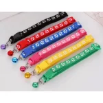 Cute Cat Printed Paws Collar with Bell | Adjustable for Cats - Image 4